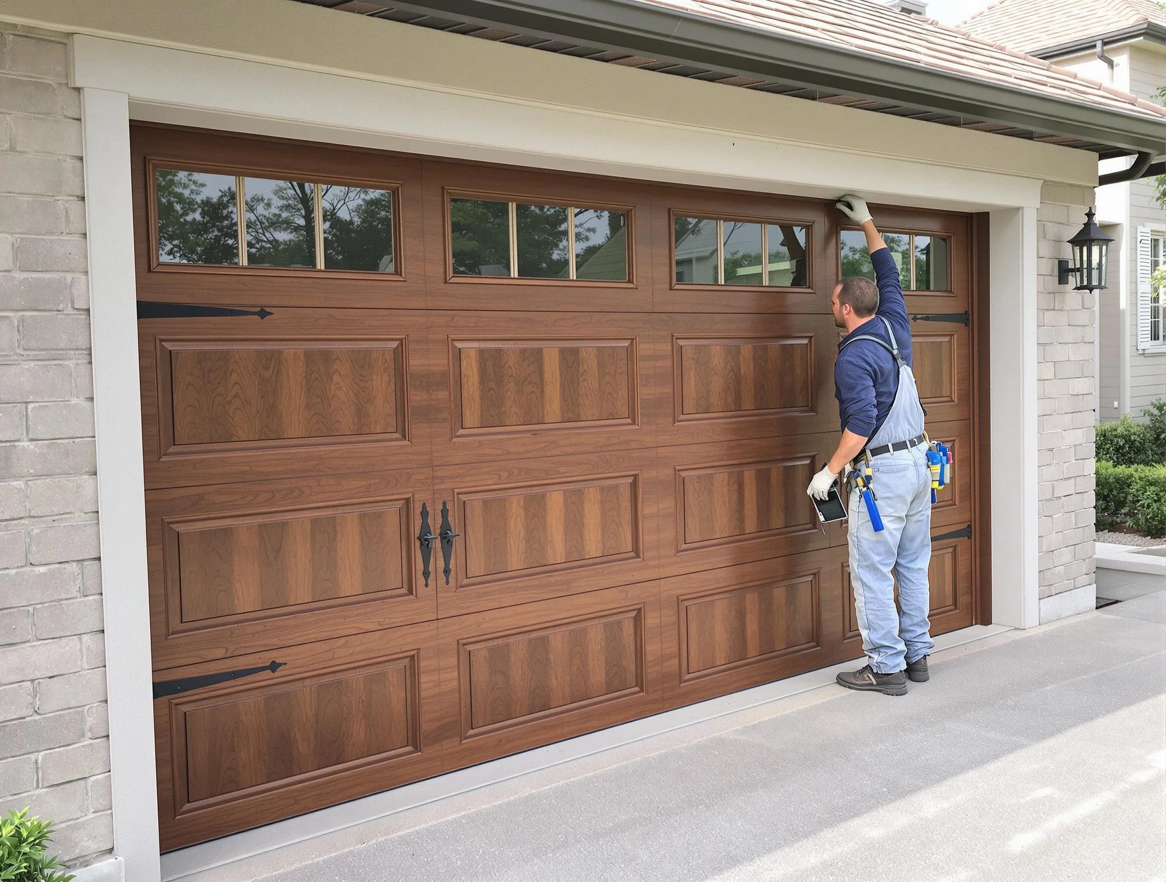 Custom garage door showcase by Bennett Garage Door Repair in Bennett