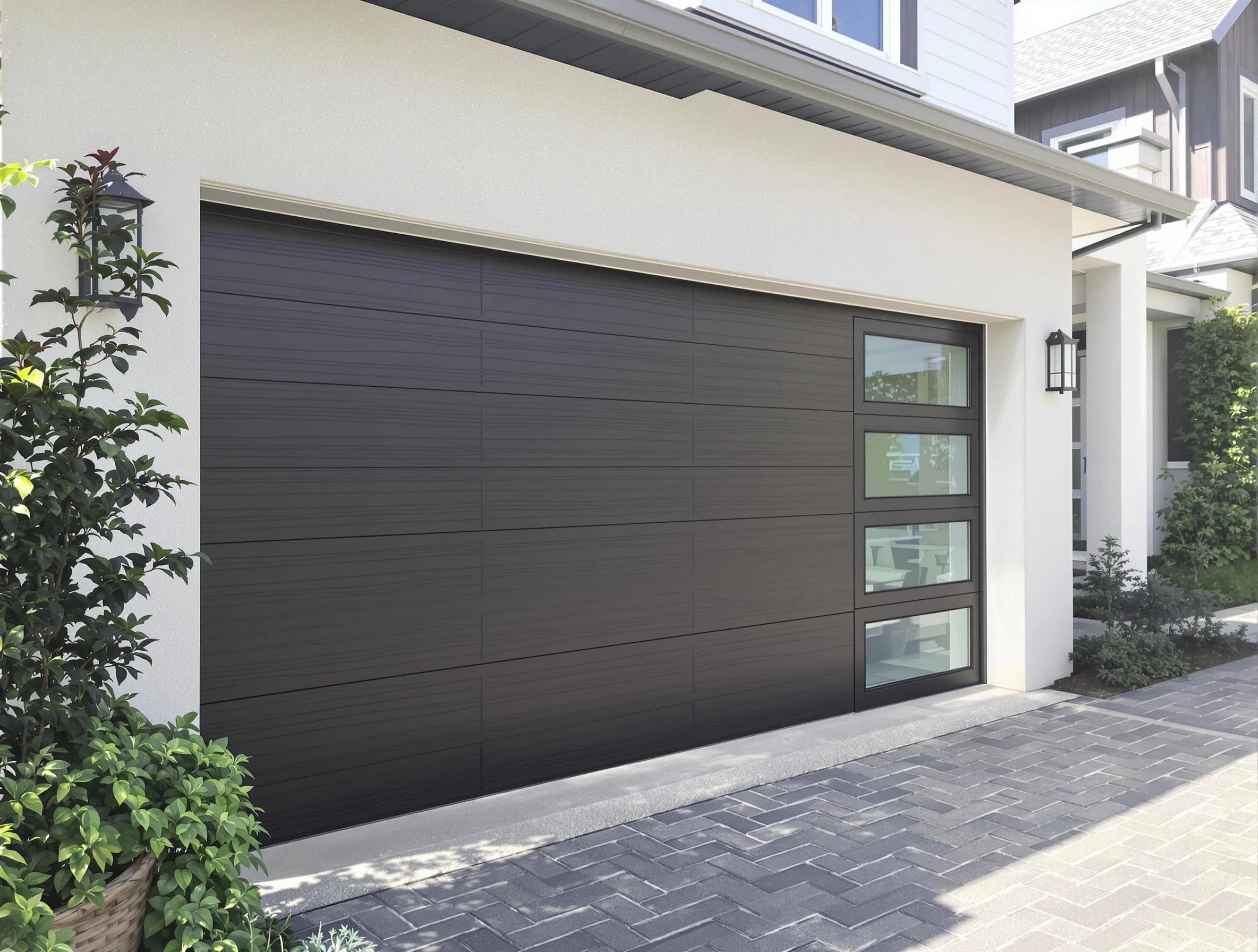 Custom garage door installation by Bennett Garage Door Repair in Bennett