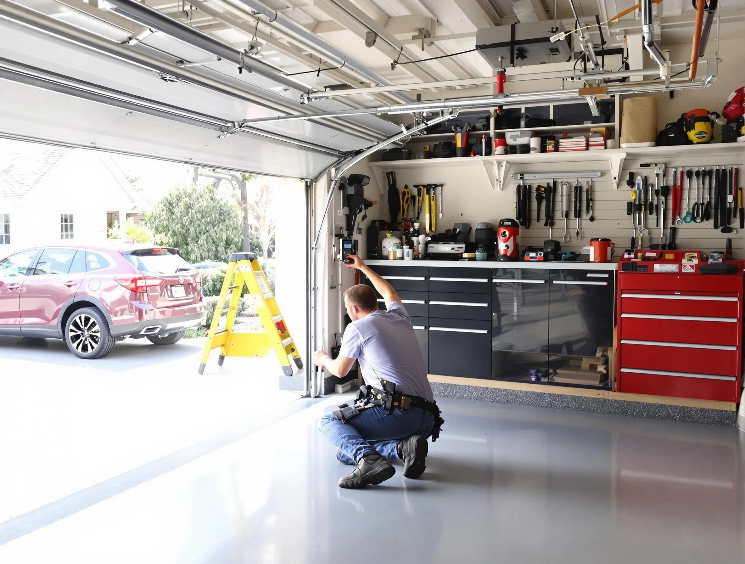 Local garage door repair service by Bennett Garage Door Repair in Bennett