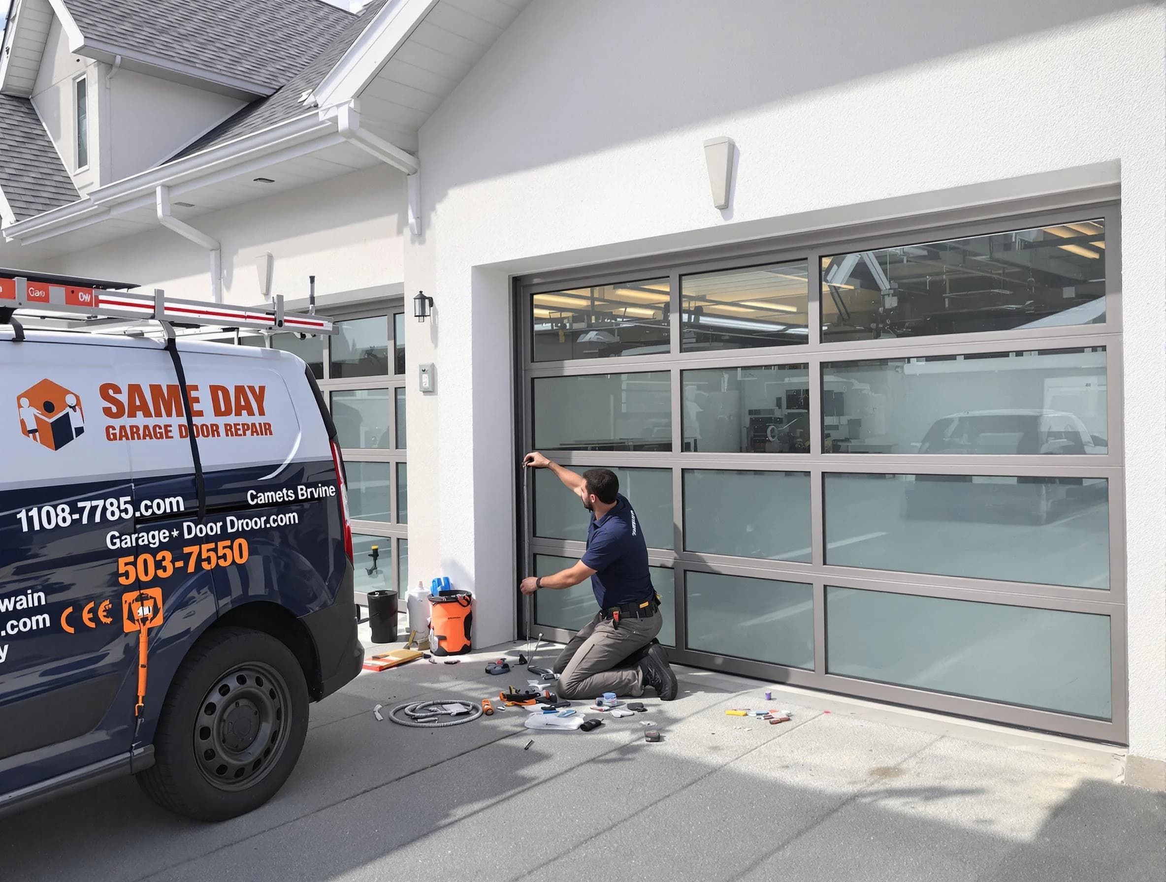 Same-day garage door repair service by Bennett Garage Door Repair in Bennett