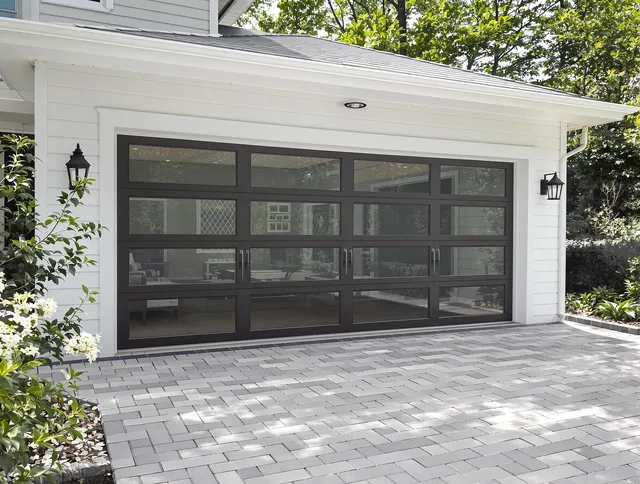 Bennett Garage Door Repair design specialist presenting custom garage door options to Bennett homeowner