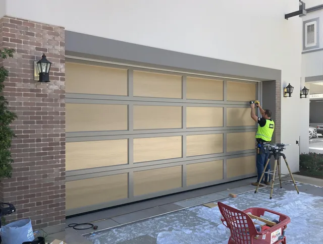 Garage door replacement service by Bennett Garage Door Repair in Bennett