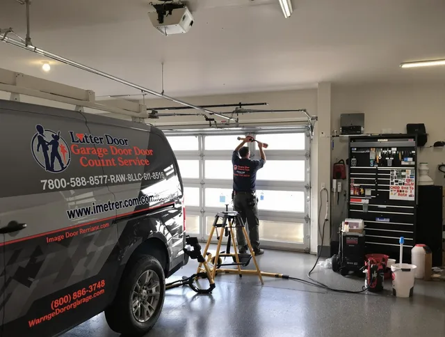 Bennett Garage Door Repair rapid response team performing same-day repair in Bennett